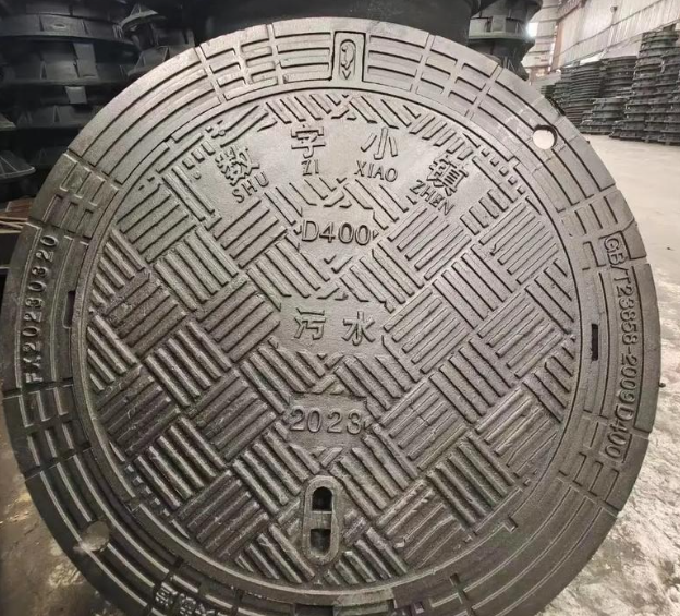 陆川球墨铸铁防沉降井盖展示